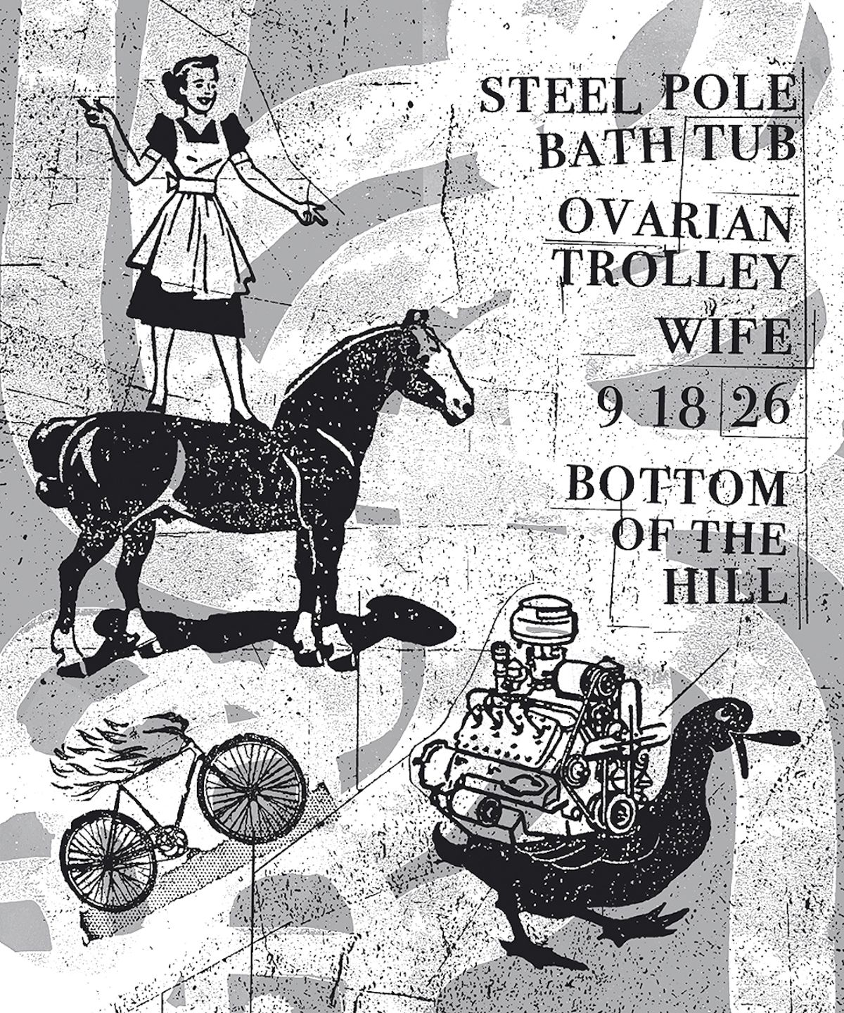 Steel Pole Bath Tub