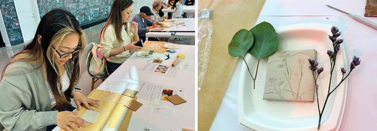 Free Art Workshop: Clay Tile Carving
