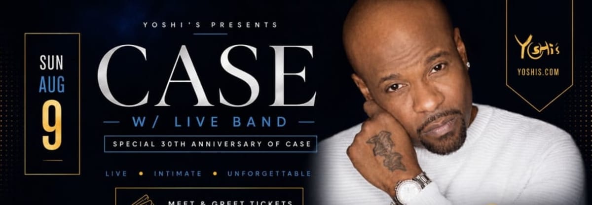 CASE CELEBRATES 30 YEARS OF MUSIC WITH SPECIAL ANNIVERSARY PERFORMANCES AT YOSHI'S OAKLAND