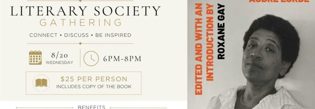 The Luce Literary Society: Poetry by Audre Lorde with Cocktails