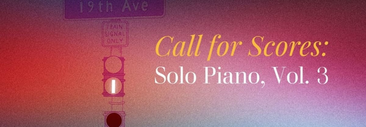 Call for Score: Solo Piano, Vol.3