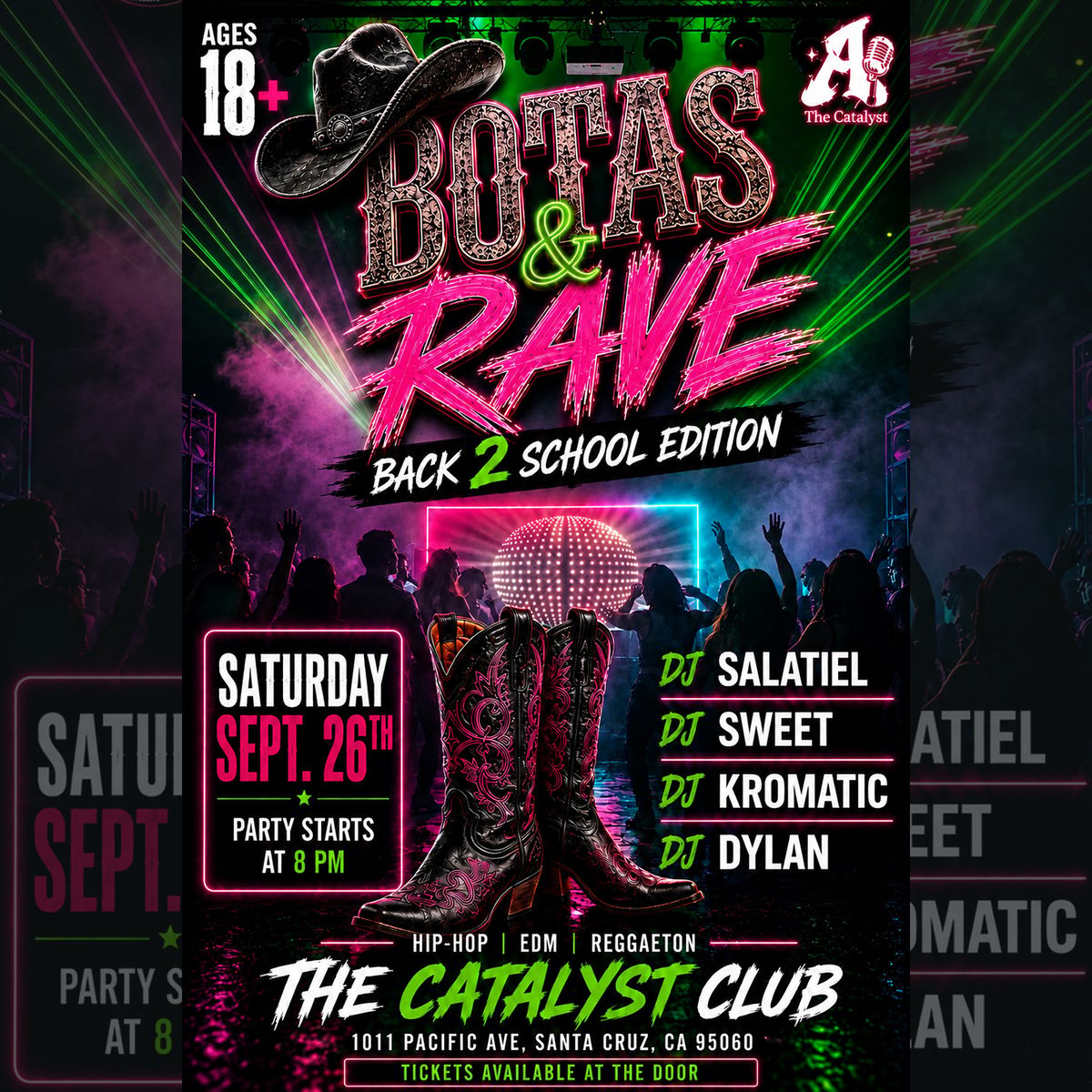 Botas & Rave Back 2 School Edition