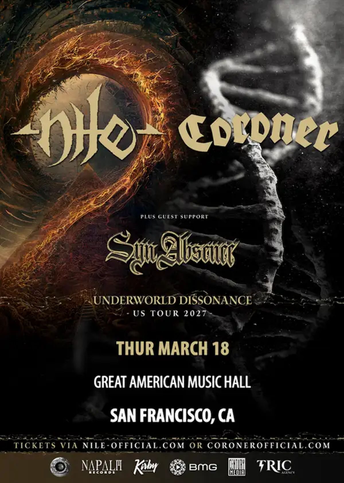 Nile, Coroner