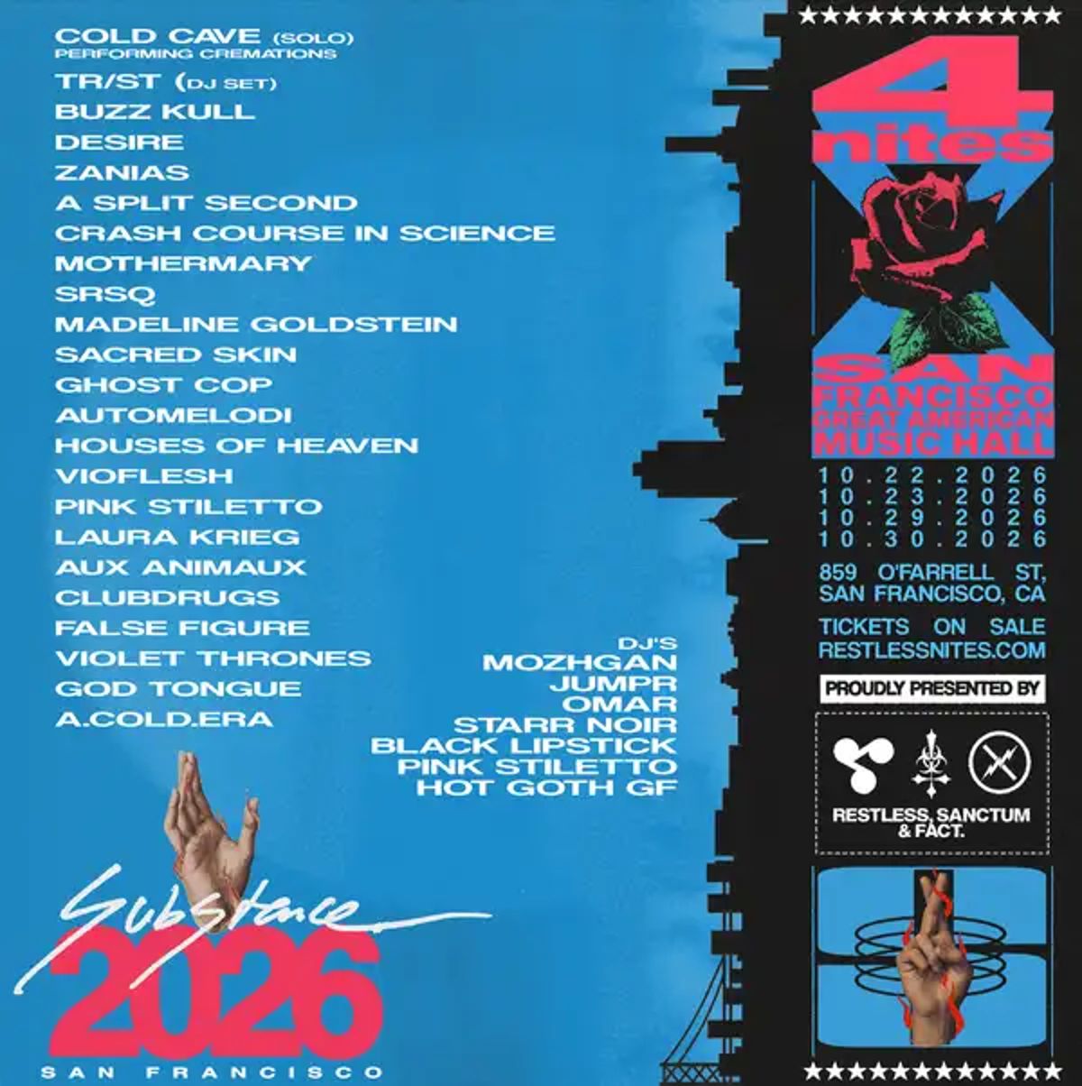 Substance Festival 2026: 4-Day Passes