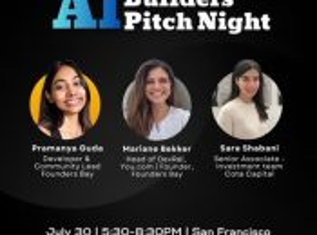 Free AI Builders Pitch Night: Live Startup Battles + Networking