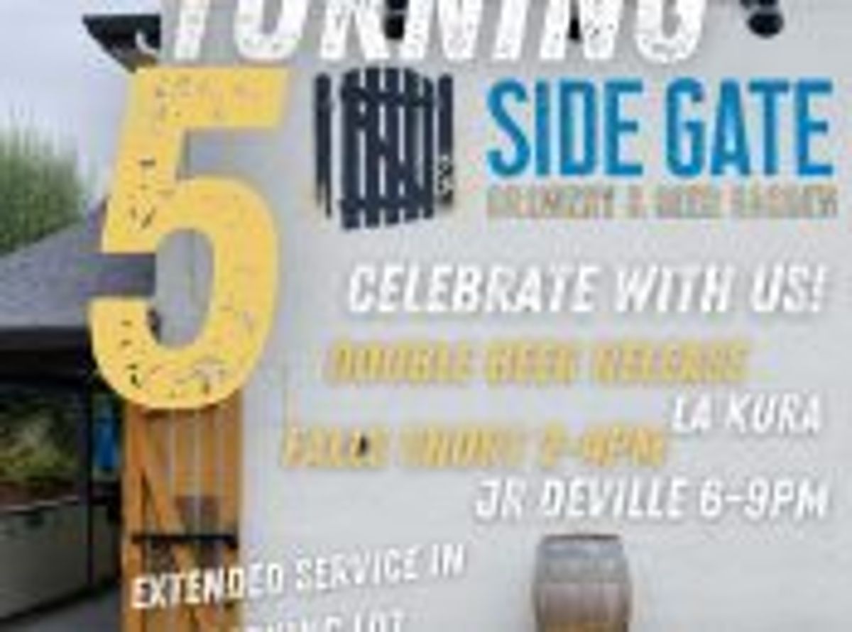 Double Beer Release at Side Gate Brewery’s 5-Year Anniversary Party