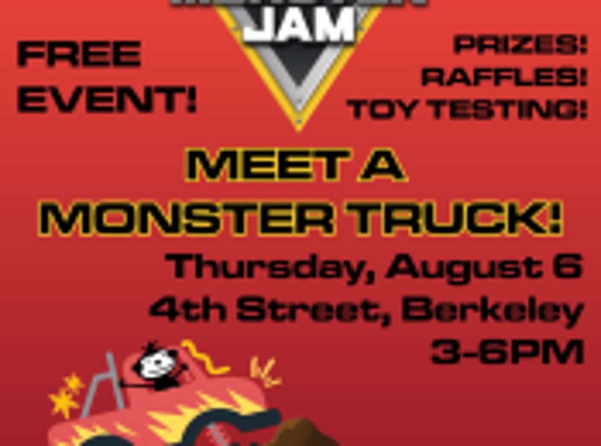 Meet a Monster Truck at Five Little Monkeys