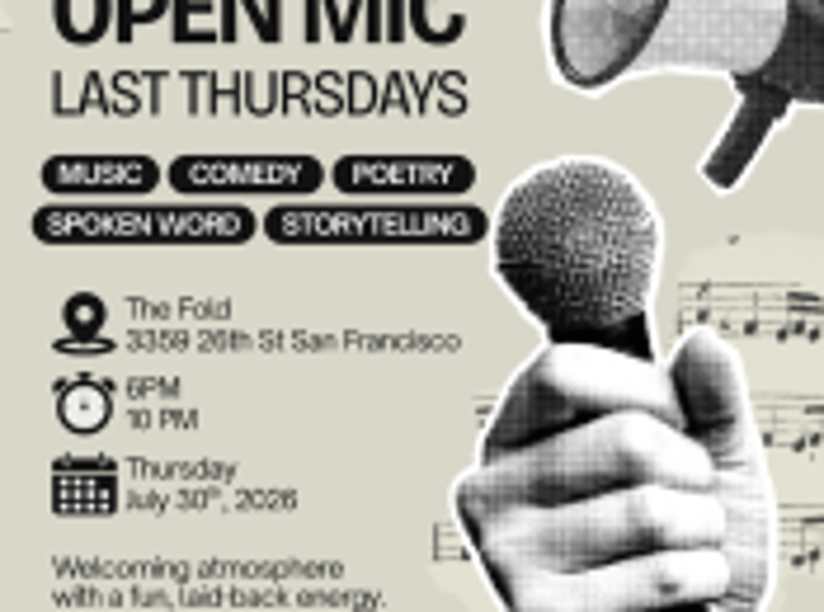 The Fold’s Free Monthly Open Mic: Music + Comedy